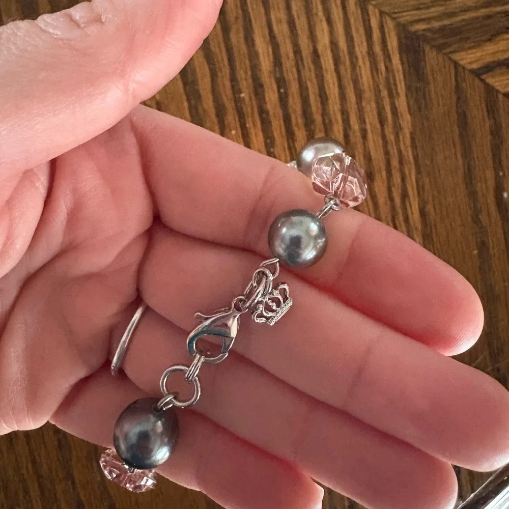 Premier Designs Pink and Silver Fashion Necklace - Picture 3 of 6